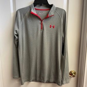 Under Armour 1/4 Zip Heat Gear Long Sleeve Shirt
